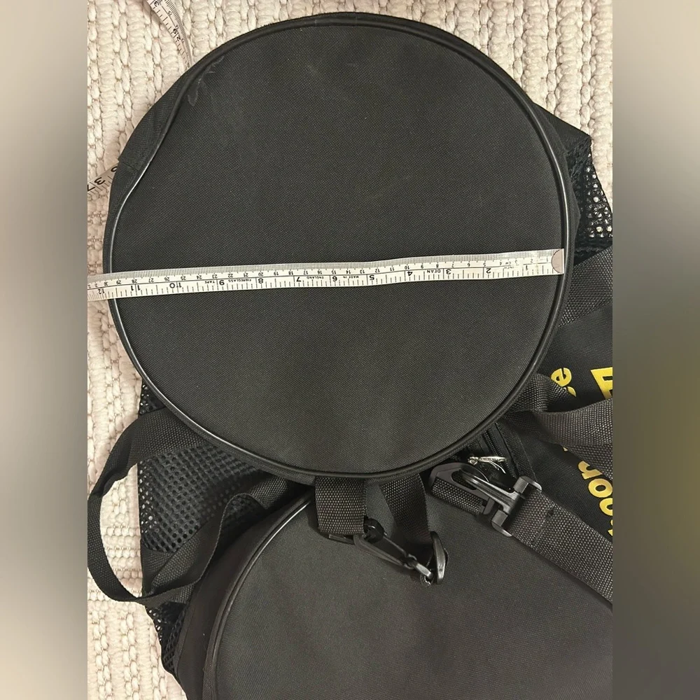 Joon Rhee Unisex Black Martial Arts/Gym Bag W/ Yellow Detailing